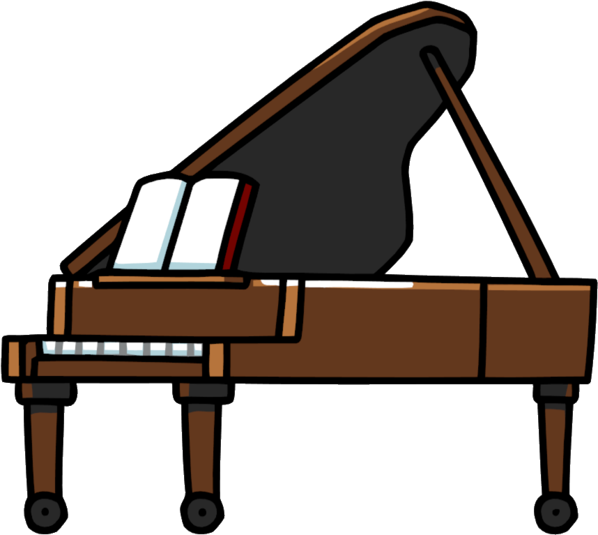 Piano Player Png - Cartoon Piano Png (925x768), Png Download