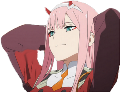 Download Just Looking For My Darling~ - Zero Two Franxx Transparent PNG  Image with No Background 