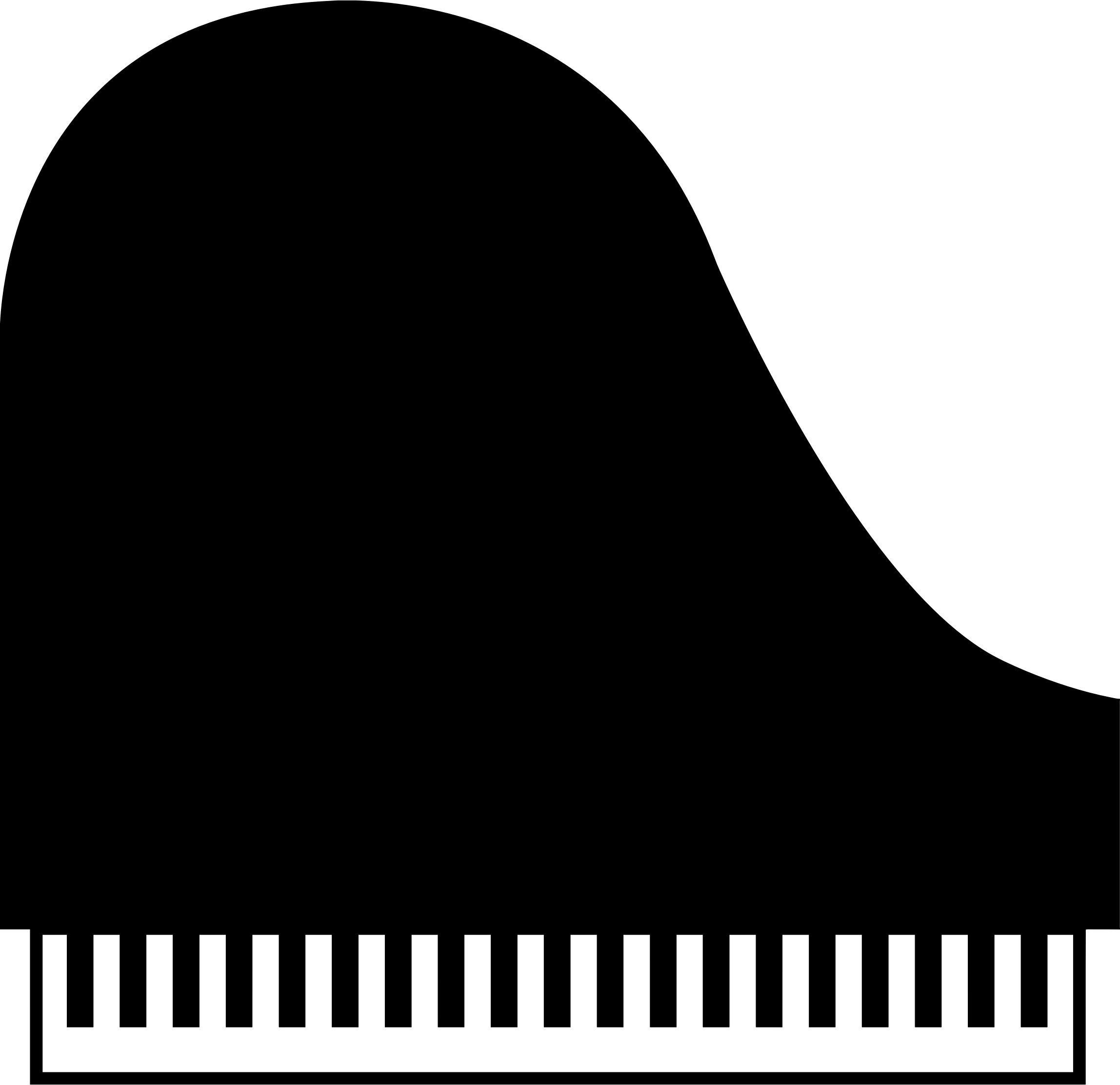 Baby Grand Piano Clipart (2296x2224), Png Download