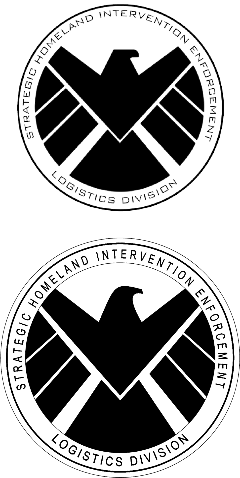 Shield Logo Image-01 - Strategic Homeland Intervention Enforcement Logo (1000x1999), Png Download
