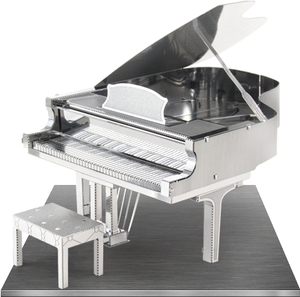 Picture Of Grand Piano - Fascinations Metal Earth 3d Laser Cut Model - Grand (440x440), Png Download