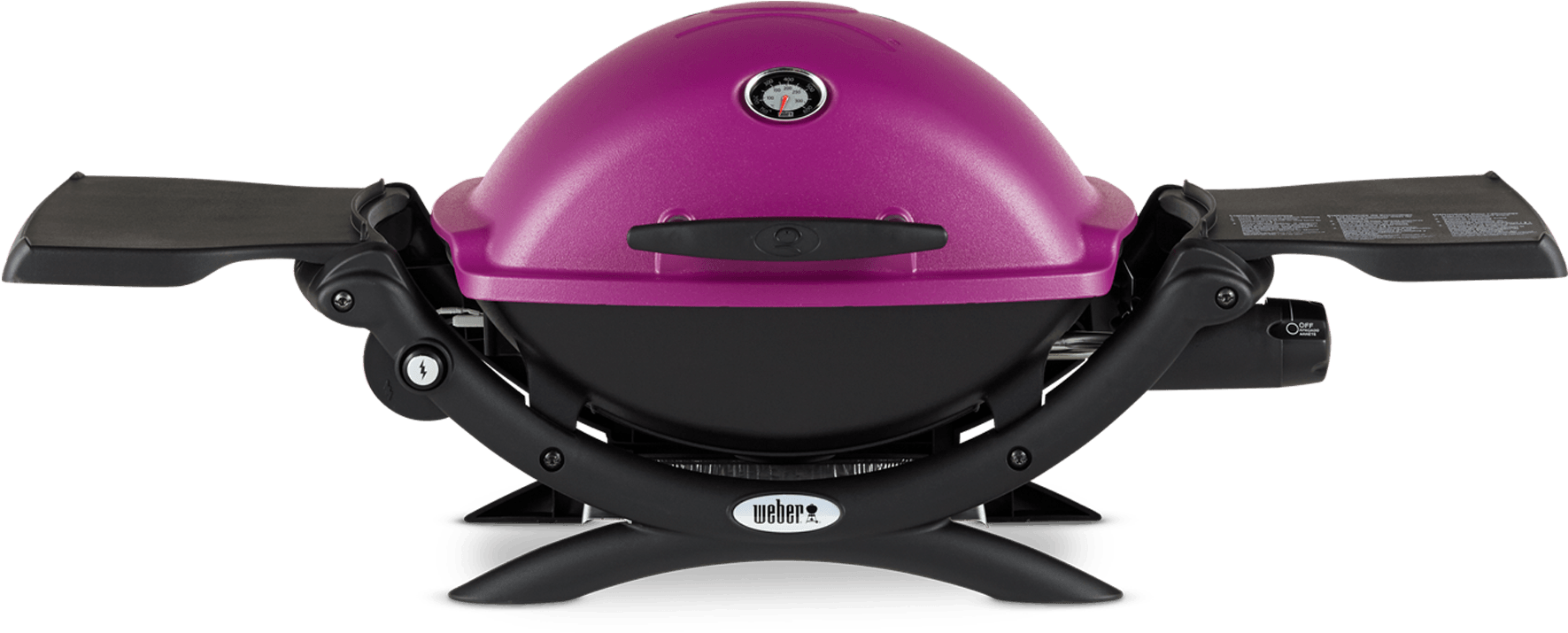 Weber® Q 1200 Gas Grill - Weber 51040001 Q1200 Red Liquid Propane Grill (1800x1800), Png Download