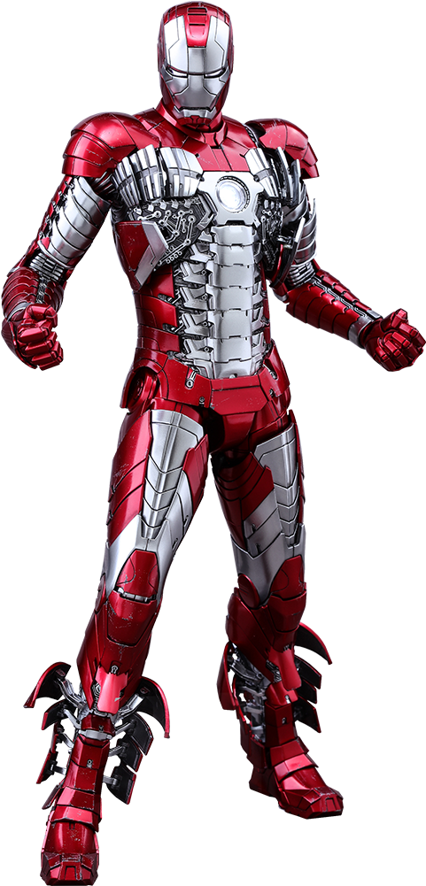 Download Hot Toys Iron Man Mark V Sixth Scale Figure Iron Man Mark 5 Png Image With No Background Pngkey Com