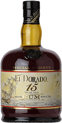 El Dorado 15 Year Old - El Dorado Old Dark Rum (300x600), Png Download