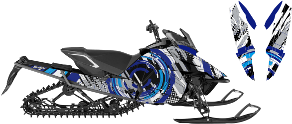 Arc Reactor Designs - Yamaha Viper 2016 Decal Wrap (650x312), Png Download
