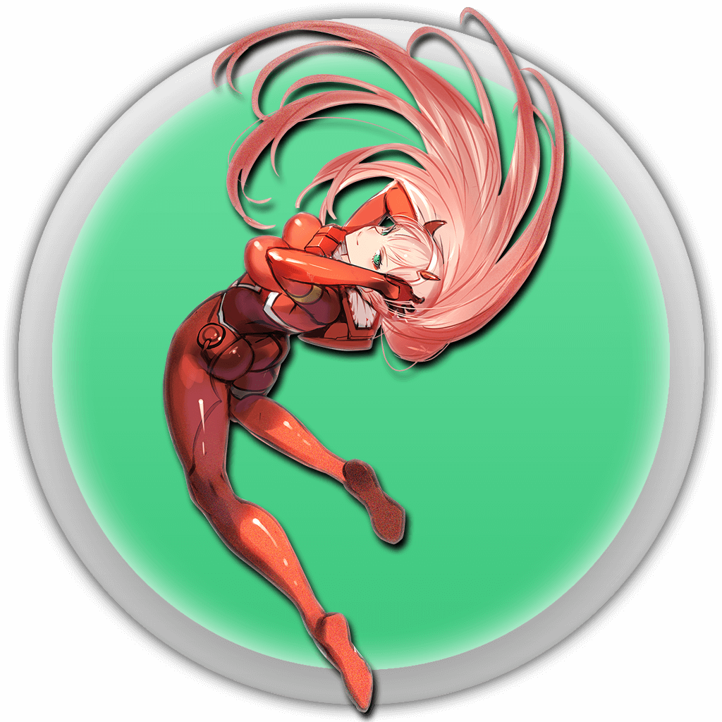 Zerotwo - Cartoon (1024x1024), Png Download