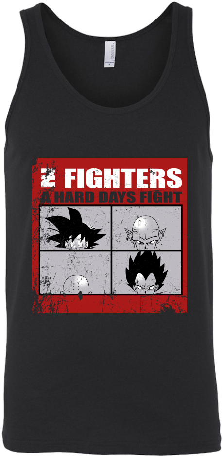 Dragon Ball Fighterz A Hard Day's Fight Piccolo Goku - Shirt (1024x1024), Png Download