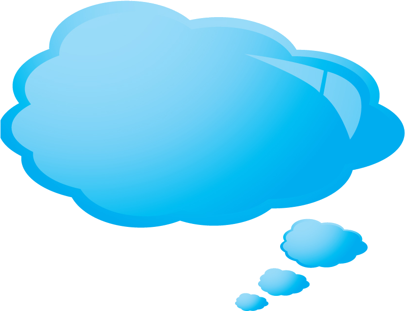 Happy Talk, Keep Talking Happy Talk » Blue Thought - Speech Bubbles (838x662), Png Download
