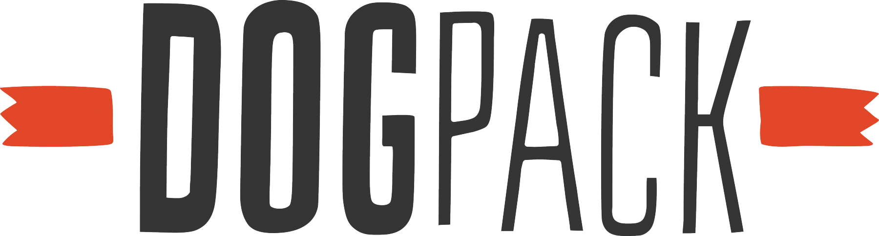 Logo - Dog Pack Logos (1800x484), Png Download
