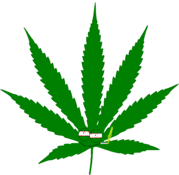 420 Blaze It Years Old - Cannabis Leaf (619x650), Png Download