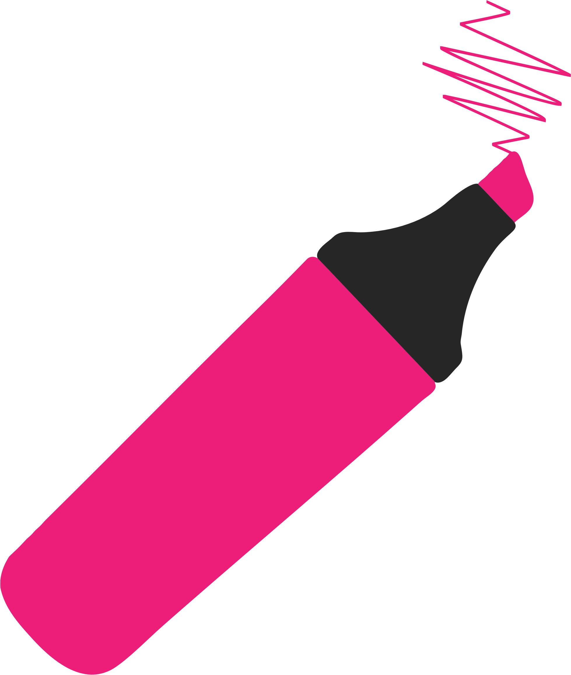 Big Image - Highlighter Clipart (1958x2312), Png Download