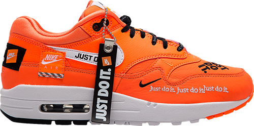 Nike Wmns Air Max 1 Lux Just Do It - Air Max 1 Just Do (500x249), Png Download
