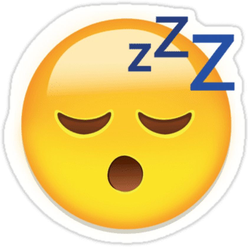 Too Tired To Party You Can Write It On Your Forehead - Goals: Sleeping Emoji | T-shirt (375x360), Png Download
