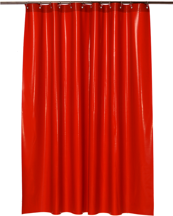 A Rubber Shower Curtain To Add To Our Home Furnishings - Rubber Curtains (586x754), Png Download