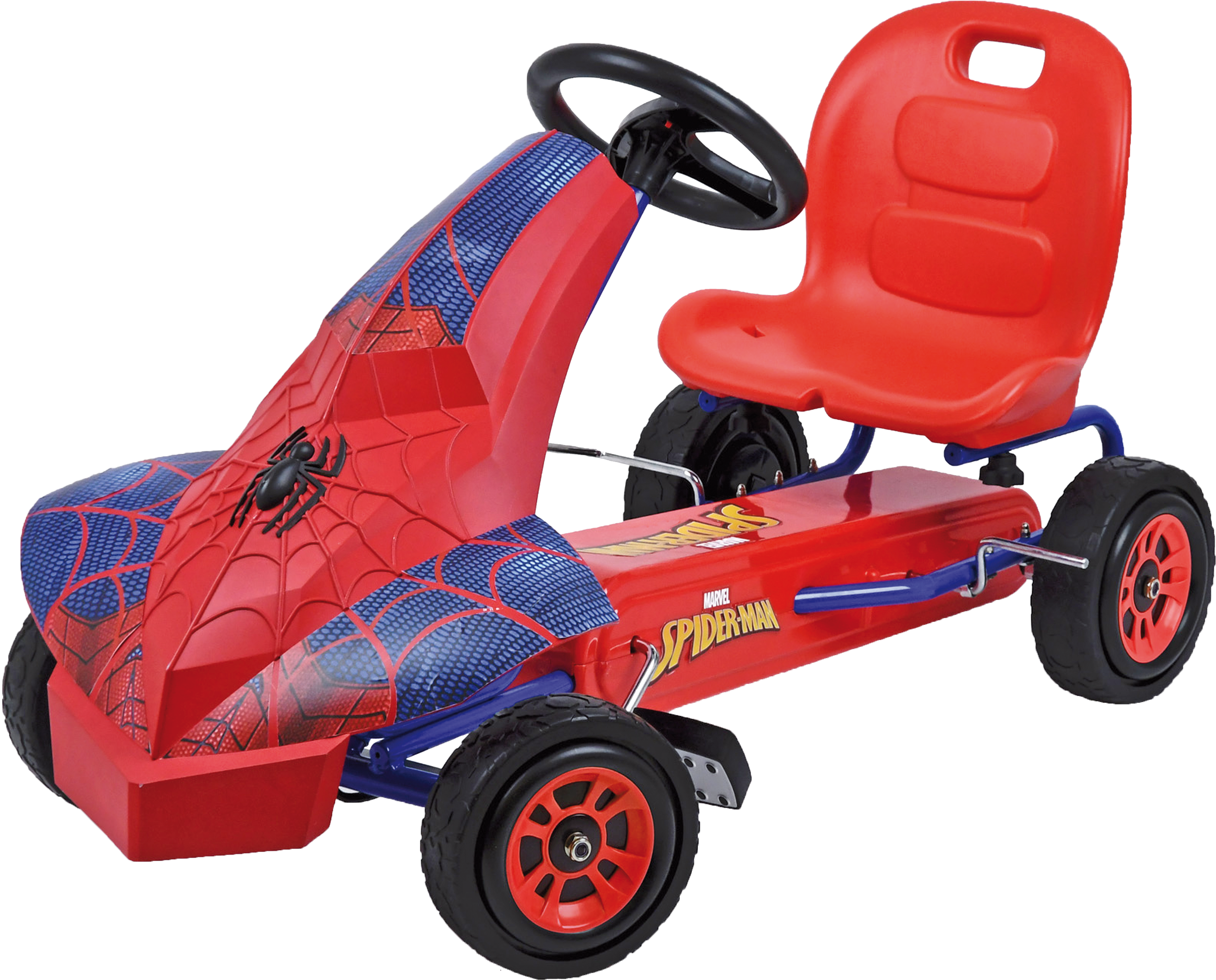 Spiderman Go Kart (3543x3543), Png Download