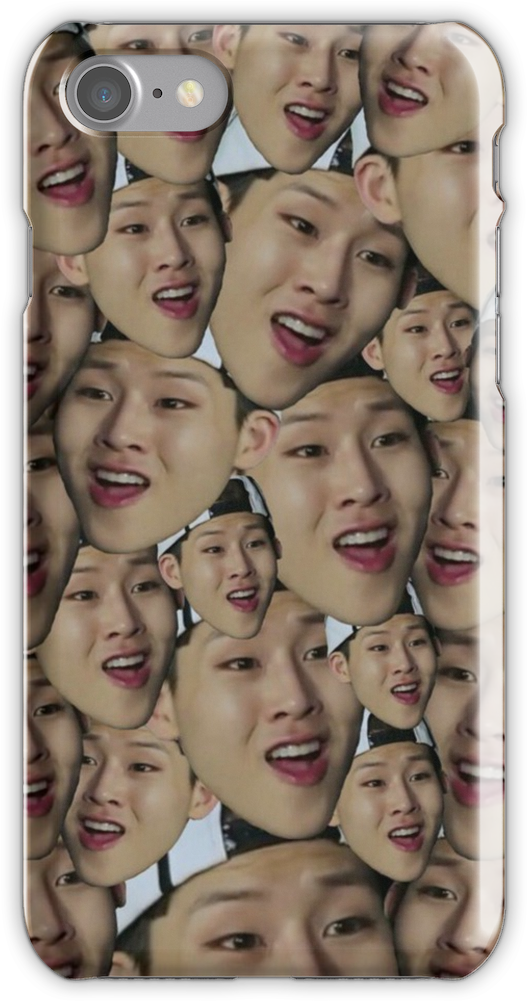 Monsta X Face Collage Iphone 7 Snap Case - Mobile Phone Case (750x1000), Png Download