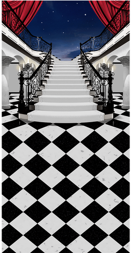 Black Tie Evening With Red Curtains Backdrop - Casa Da Música (500x500), Png Download