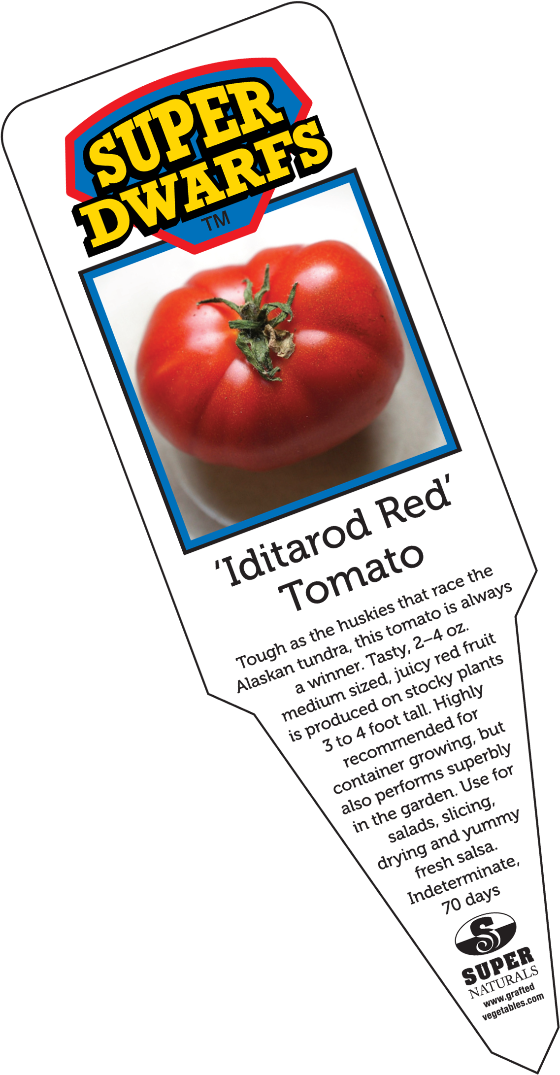 Iditarod Red Tomato Label (1875x2212), Png Download