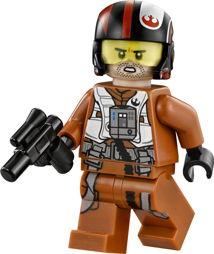 Lego Poe Dameron - Lego 75102 Poe's X-wing Fighter (732x869), Png Download