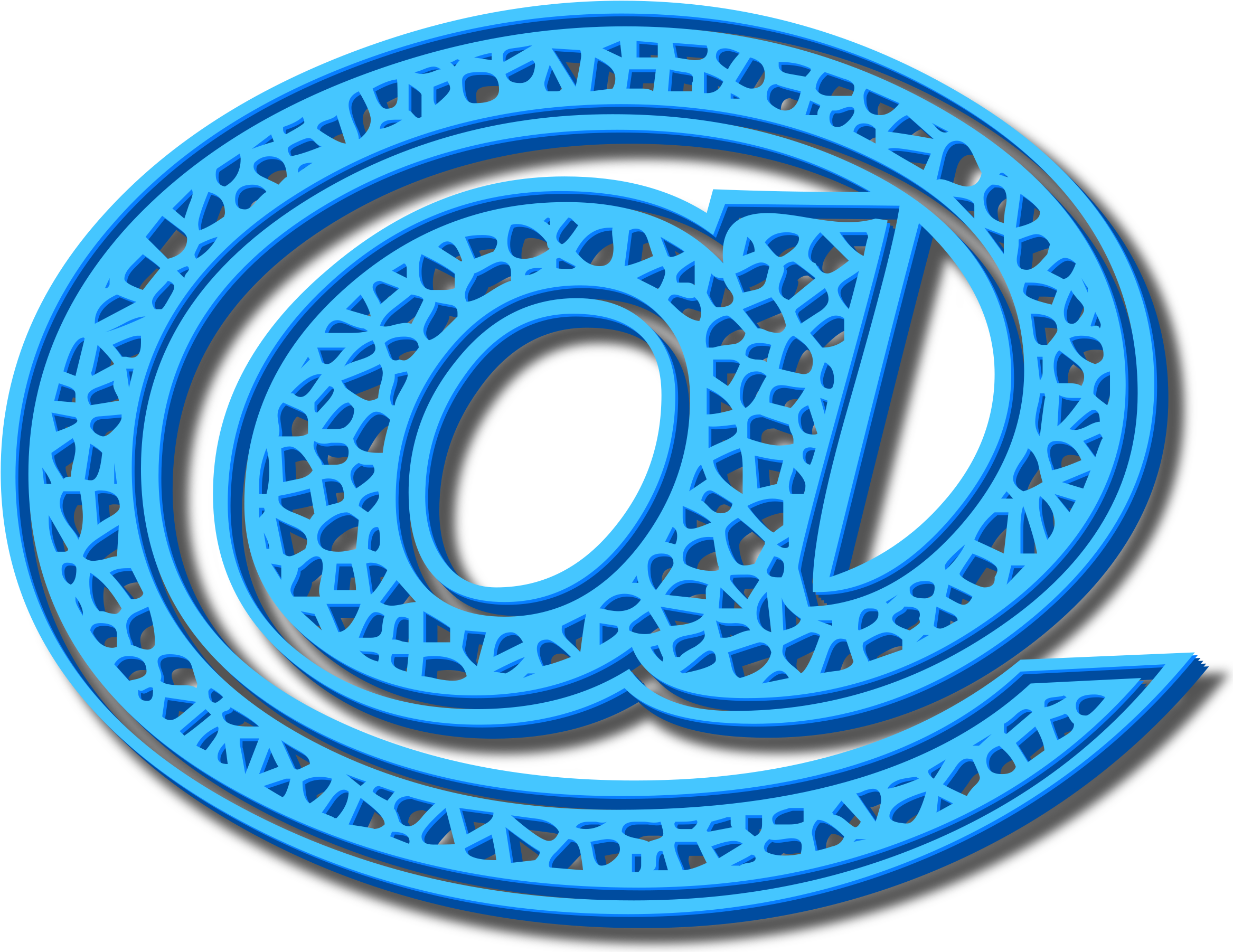 This Free Icons Png Design Of Email @ Symbol (2400x1868), Png Download
