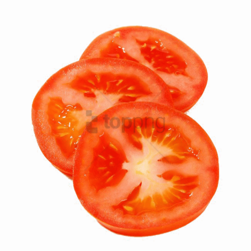 Tomato Slices Png - Transparent Background Tomato Slice Png (650x649), Png Download