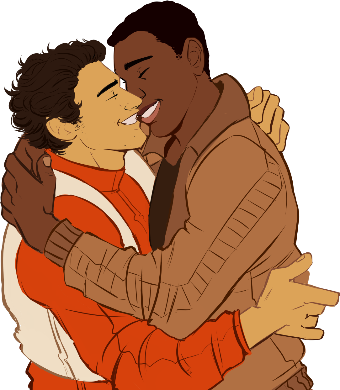 John Boyega Finn Poe Dameron Star Wars - Finn And Poe Dameron Ship (540x540), Png Download