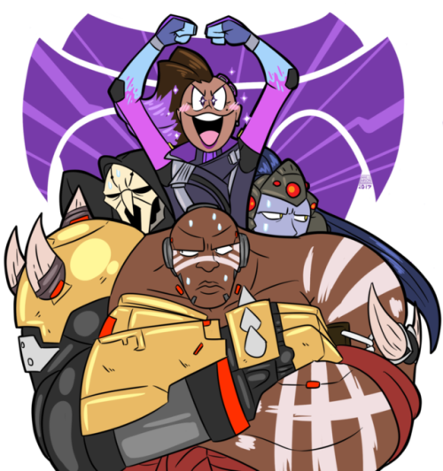 Reaper Widowmaker Sombra Doomfist (480x510), Png Download