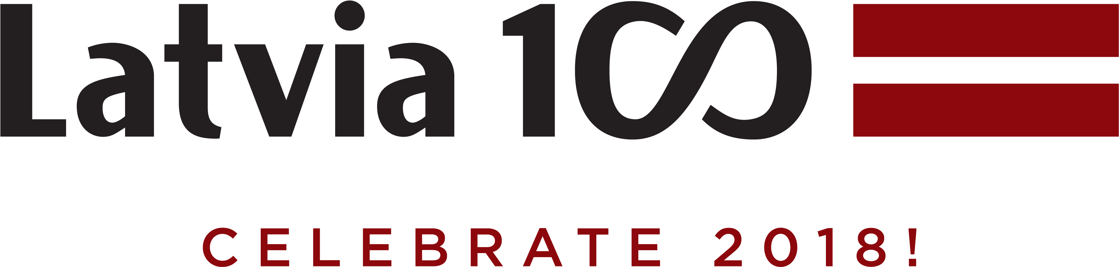 Did You Know That Latvia Will Celebrate 100th Anniversary - Latvija 100 (5117x2233), Png Download