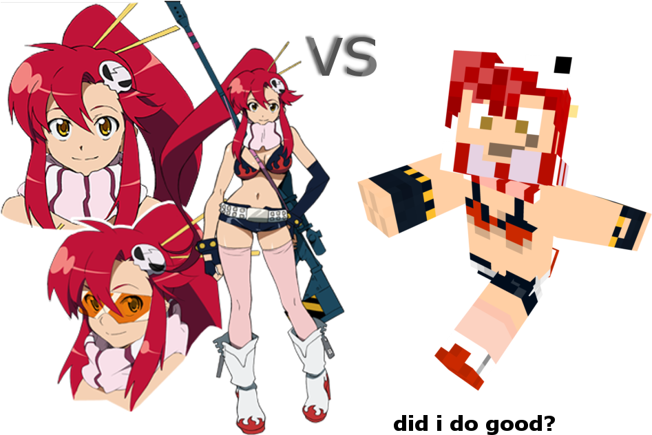 Gurren Lagann Yoko Littner Skin - Mystery Skulls Character Designs (1000x640), Png Download