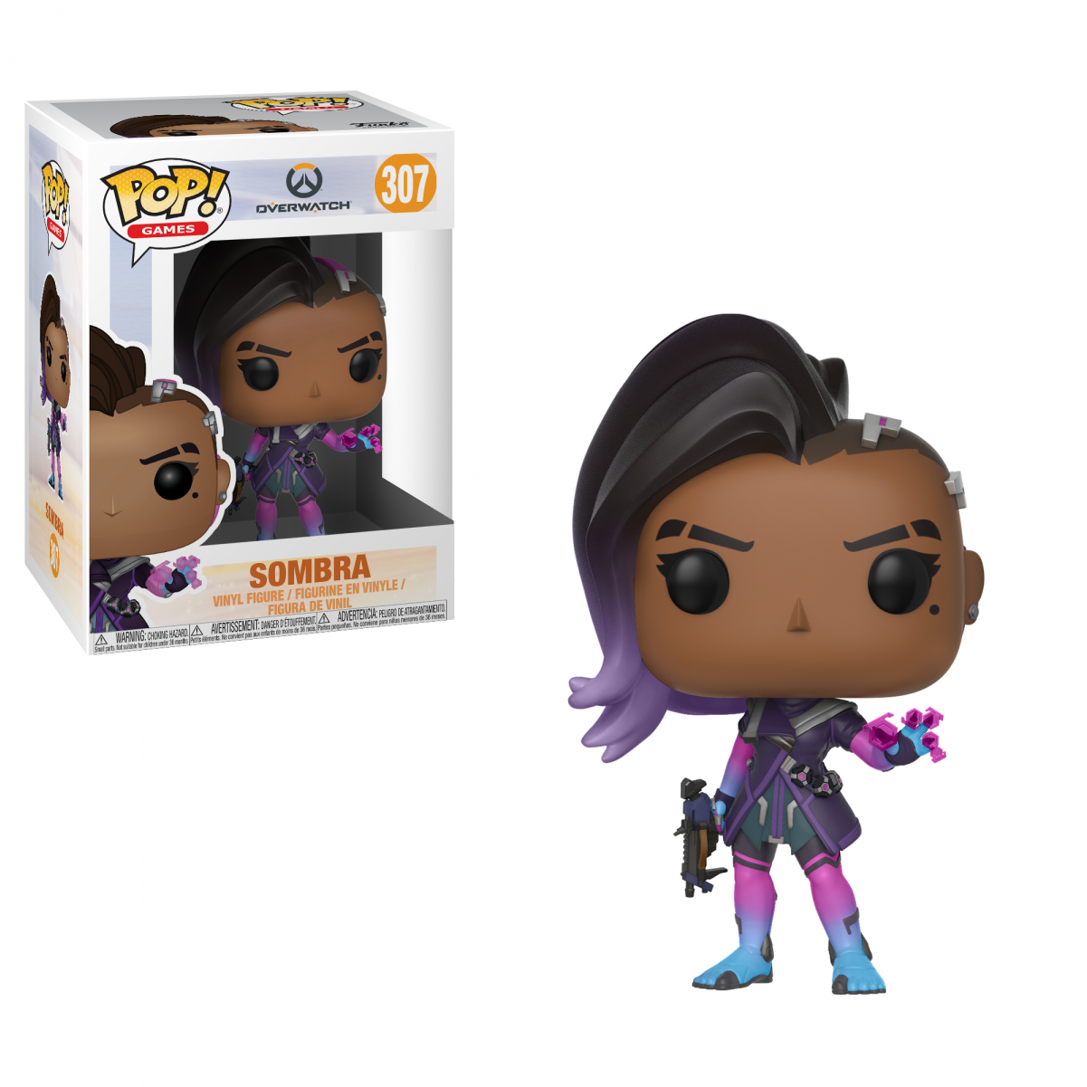 Sombra 307 Funko Pop - Funko Pop Sombra Overwatch (1500x1200), Png Download