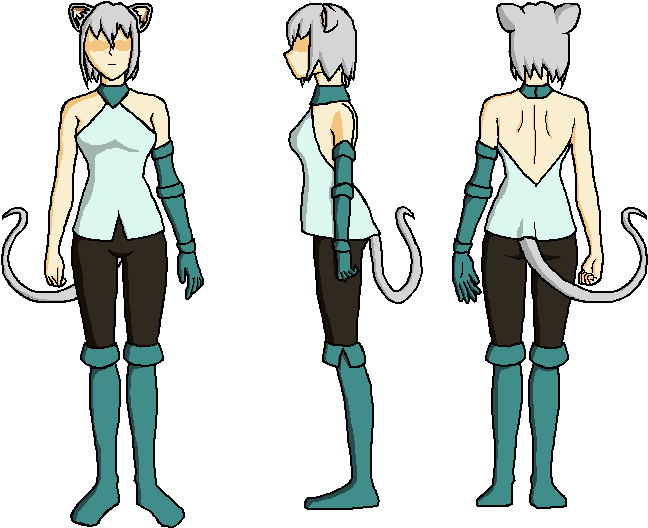 I Focused On Making A Mouse Based Otherkin, And Experimented - Character (900x620), Png Download