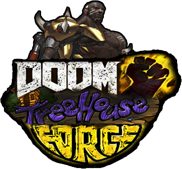Doomfist Treehouse Force - Illustration (368x341), Png Download