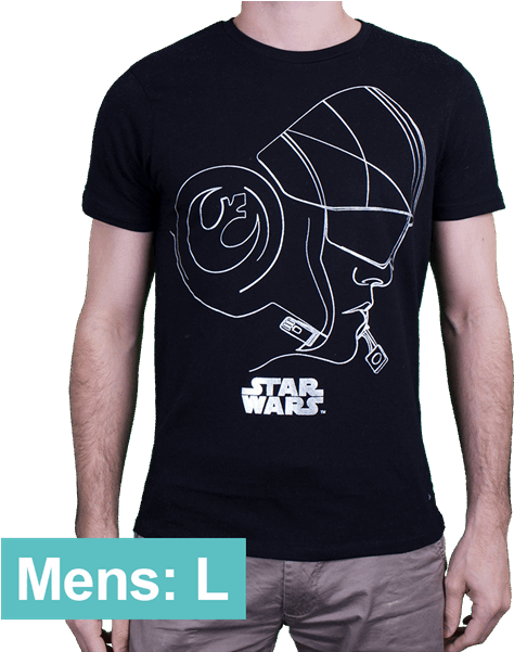 Poe Dameron Men's T-shirt - Star Wars (600x600), Png Download