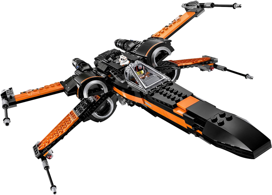 75102 Poe's X-wing Fighter™ Tan Yang International - Lego 75102 Poe's X-wing Fighter (1090x686), Png Download