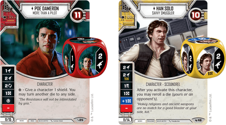 Never Tell Me The Odds - Star Wars Destiny Legacies (807x480), Png Download
