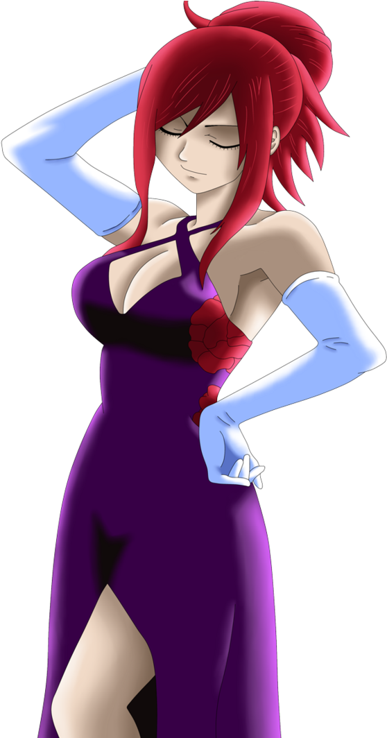 Dfc Ix Round 1 Stats Info - Erza Scarlet (752x1063), Png Download