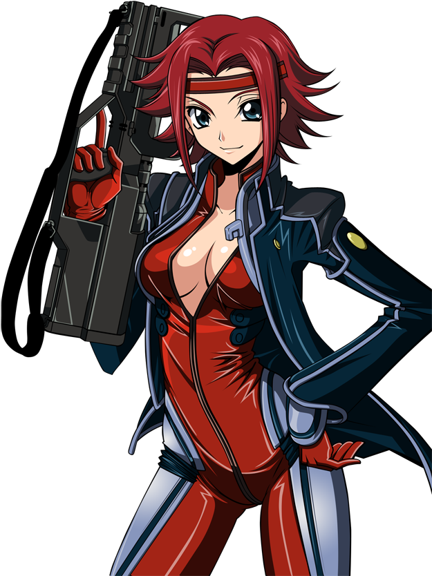 Your Top 10 Anime Girls [archive] - Kallen Stadtfeld (646x900), Png Download