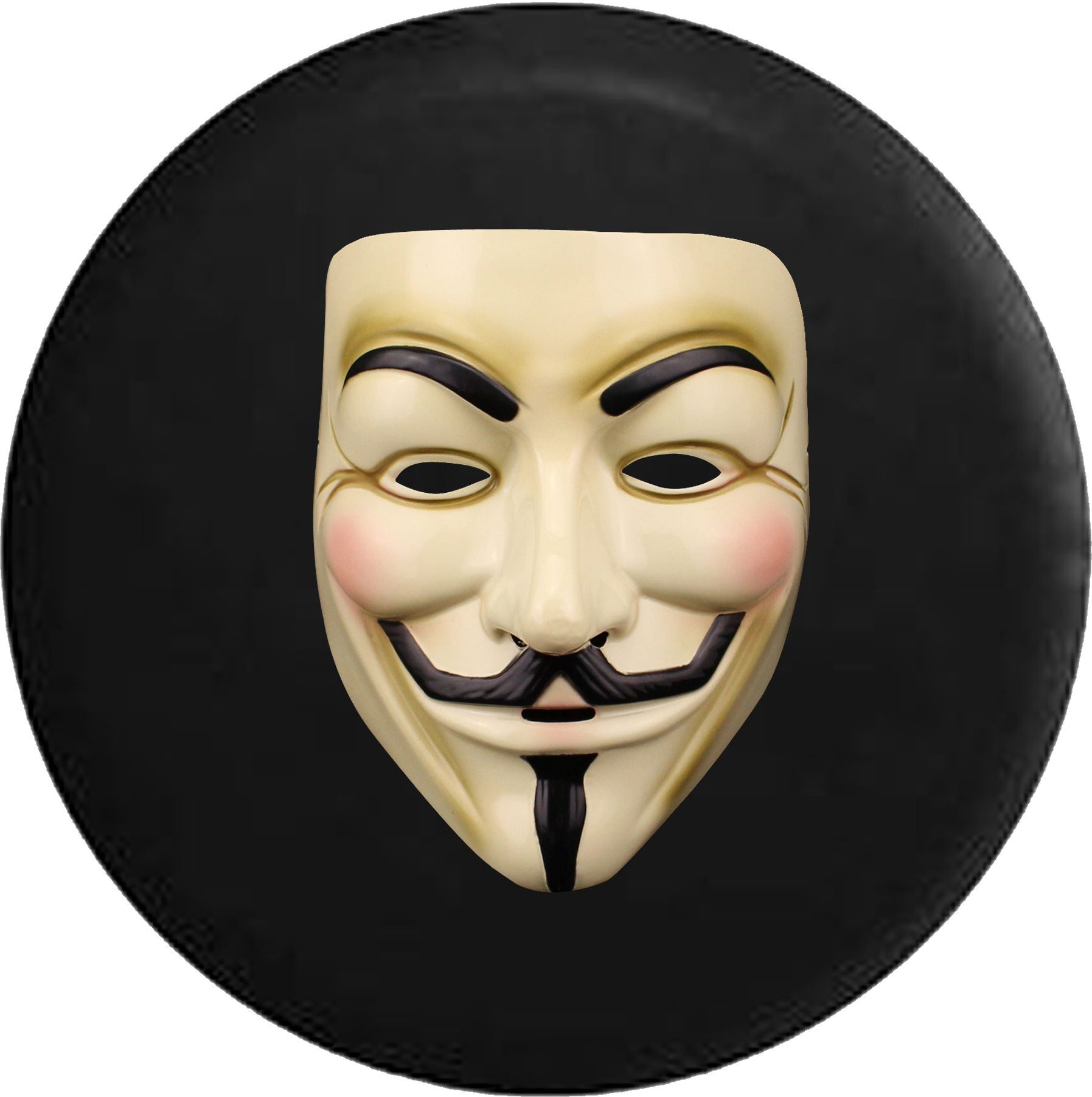 Anonymous Mask Guy Fawkes Revolution Jeep Camper Spare - Guy Fawkes (1795x1803), Png Download