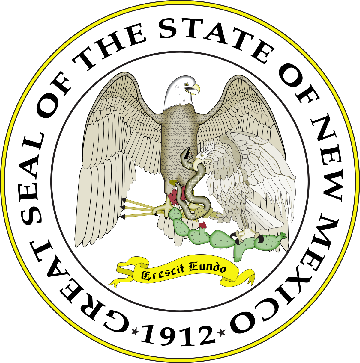 New Mexico Seal (1200x1212), Png Download