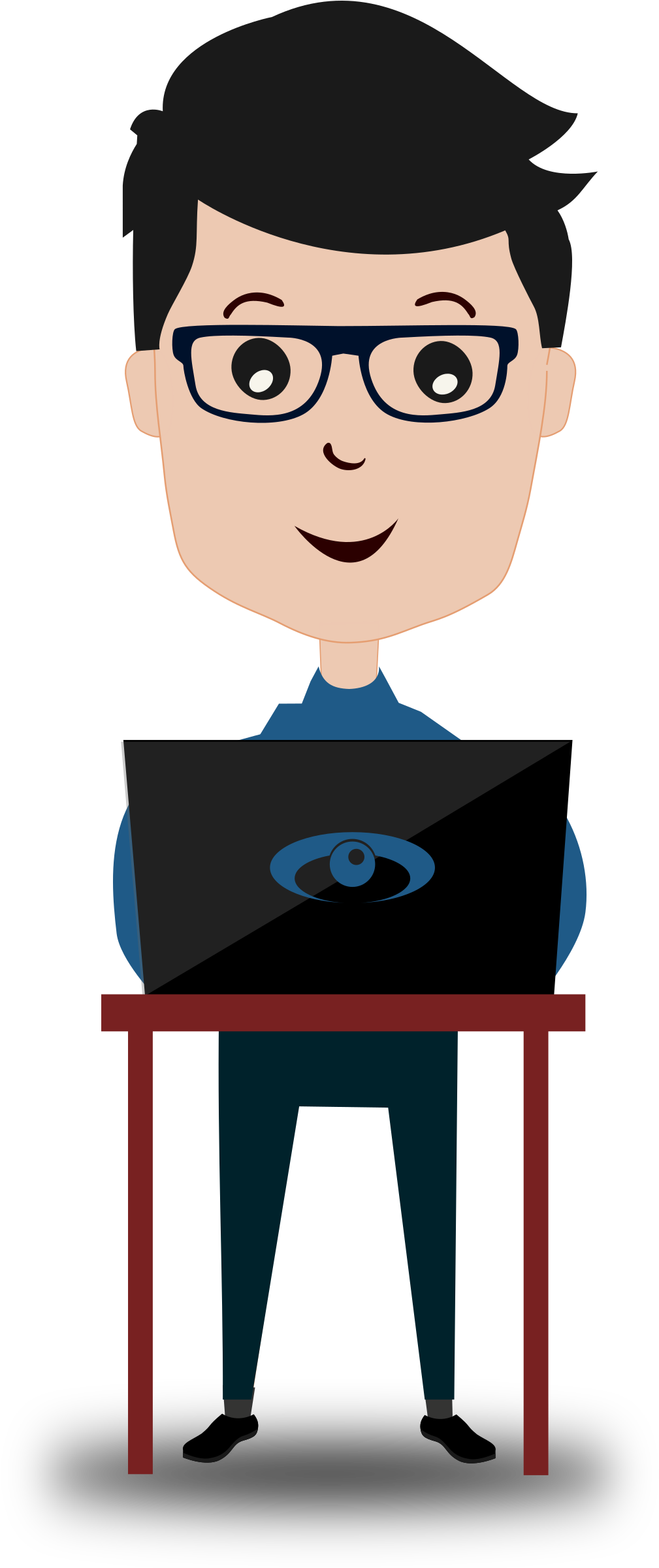 Clipart - Geek Png (1028x2400), Png Download