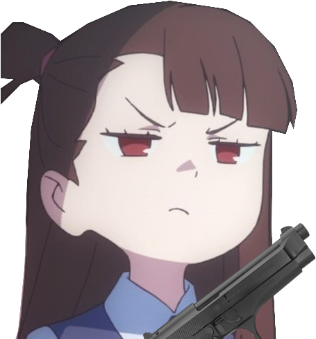 This Is An Official Moderator Statement - Little Witch Academia Gun (466x493), Png Download