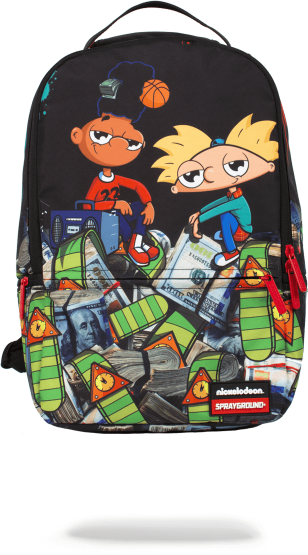 Sprayground Hey Arnold Backpack (960x1225), Png Download