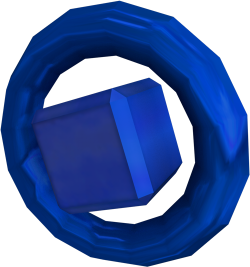 Download Zip Archive - Sonic Blue Ring (750x650), Png Download
