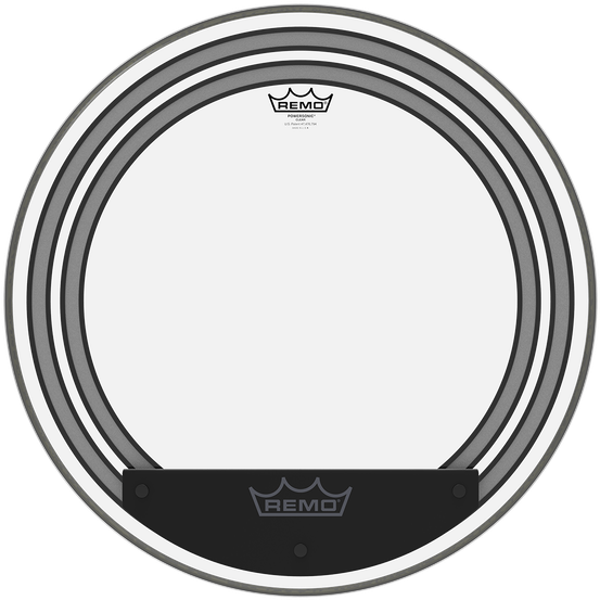 Powersonic® Clear Image - Remo 24" Powersonic Bass Clear (600x600), Png Download
