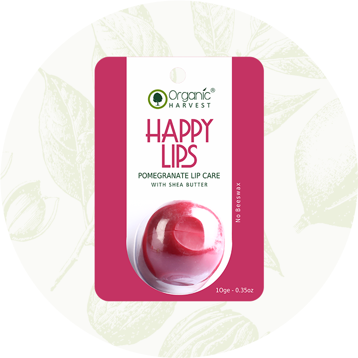 Pomegranate - Organic Harvest Lip Balm (814x723), Png Download