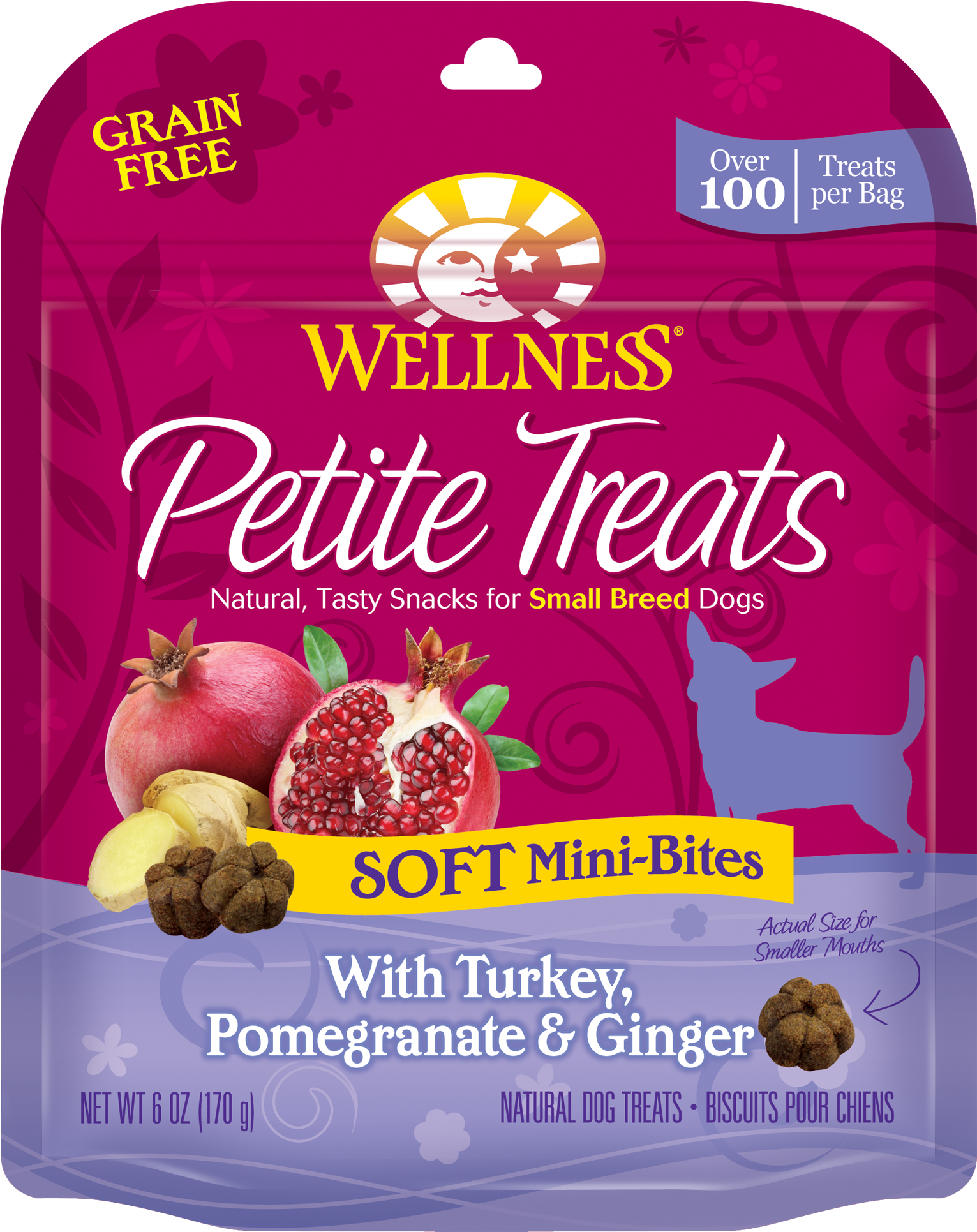 Petite Treats Soft Mini-bites - Wellness Petite Treats (2000x2000), Png Download