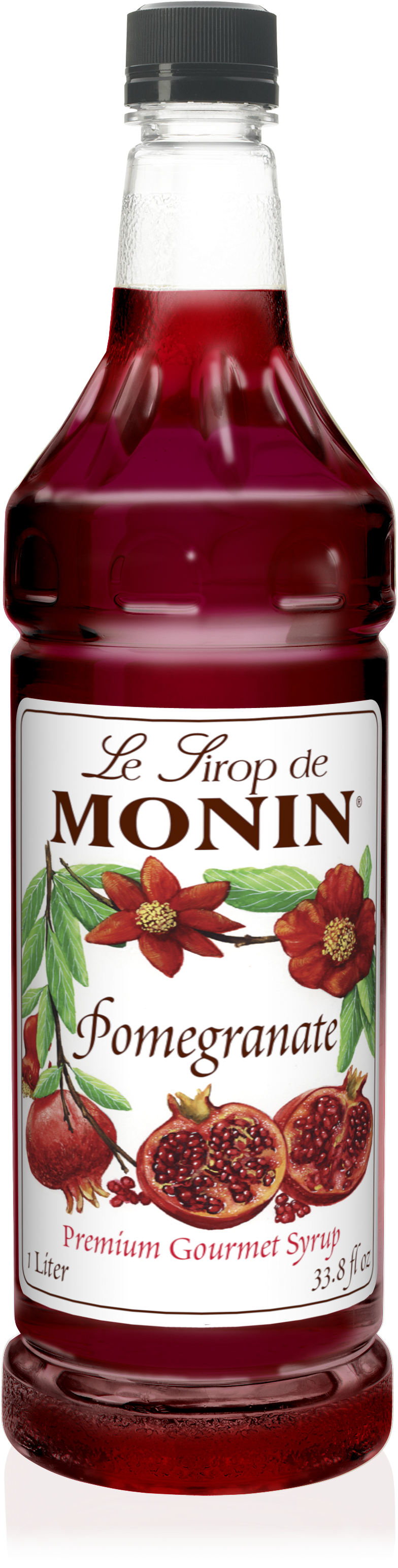 750 Ml Pomegranate Syrup - Monin Berry Sangria Syrup (784x3083), Png Download