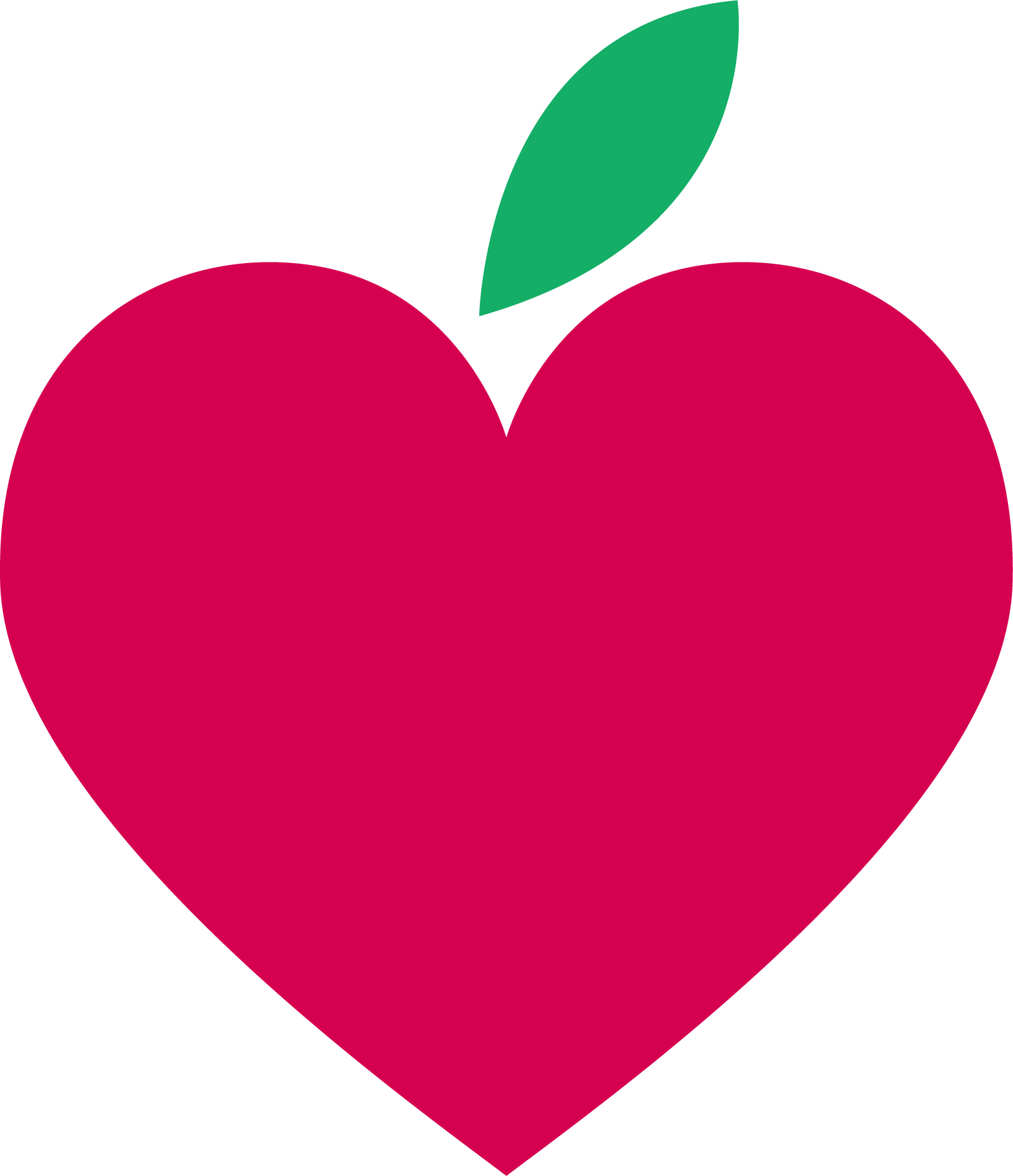 Apple Hearts 1598*1855 Transprent Png Free Download - Heart Shaped Apple Png (1598x1855), Png Download