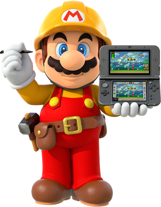 Create Anywhere - Super Mario Maker (518x666), Png Download