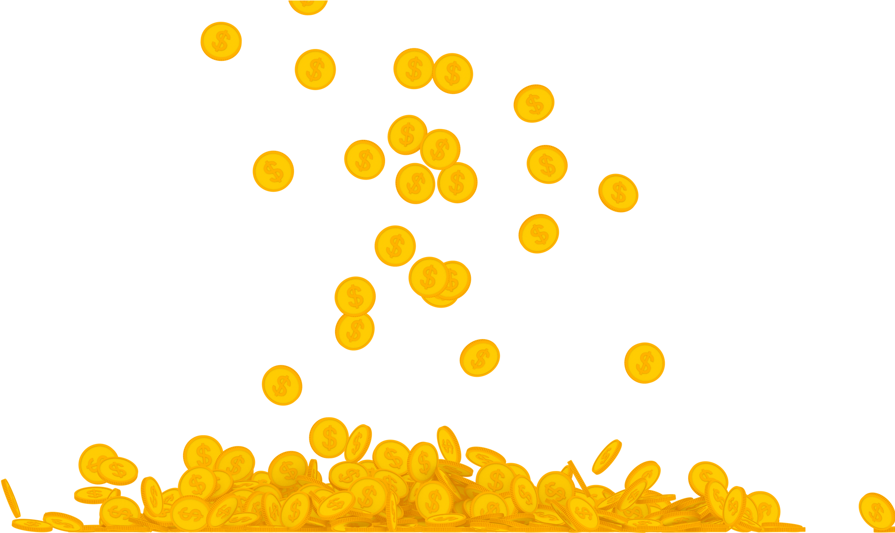 Coins Pack Is 2d Stylized Motion Design Elements On - Circle (1920x1080), Png Download